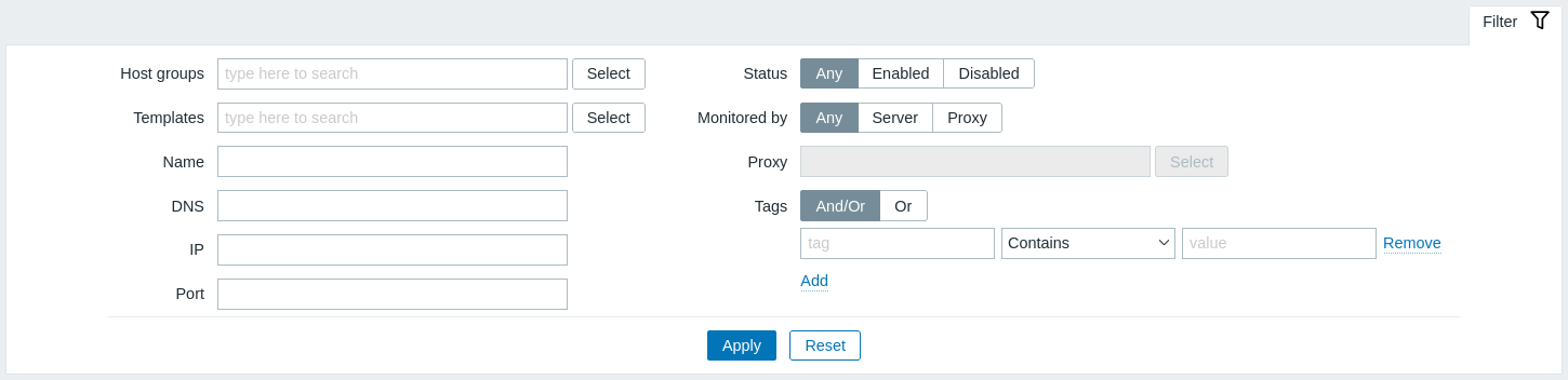 Hostfilter