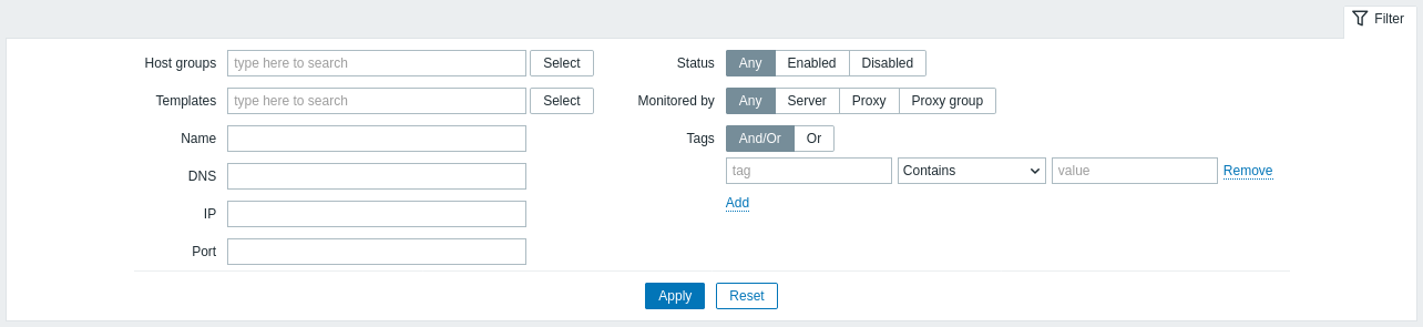 Hostfilter